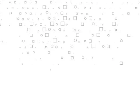 Light Silver, Gray vector template with spots, rectangles. Stock Illustration