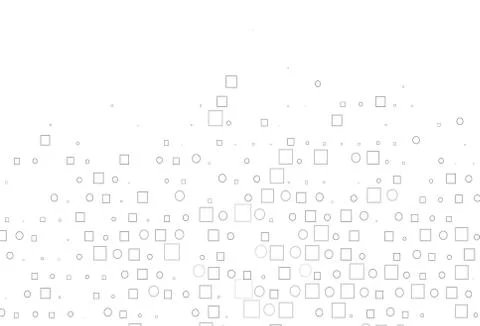 Light Silver, Gray vector template with spots, rectangles. Stock Illustration