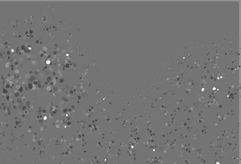 Light Silver, Gray vector template with bubble shapes. Stock Illustration