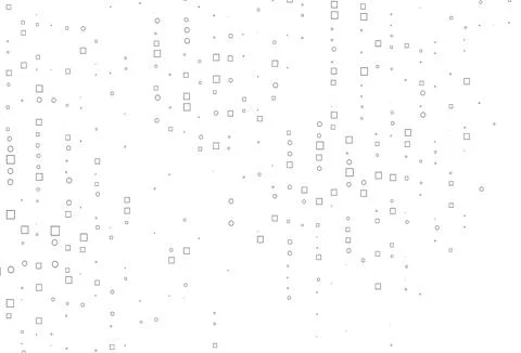 Light Silver, Gray vector template with square style. Stock Illustration