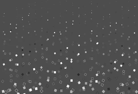 Light Silver, Gray vector template with square style. Illustrazione stock