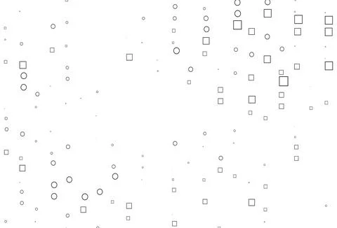Light Silver, Gray vector template with square style. Stock Illustration