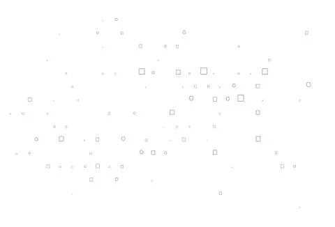 Light Silver, Gray vector texture with disks, rectangles. Stock Illustration