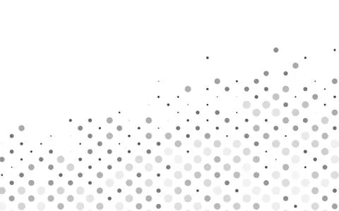 Light Silver, Gray vector texture with disks. Stock Illustration