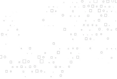 Light Silver, Gray vector texture with disks, rectangles. Stock Illustration