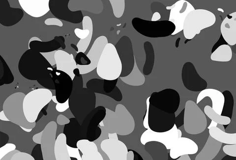 Light Silver, Gray vector texture with random forms. Stock Illustration