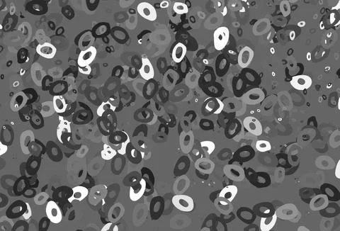 Light Silver, Gray vector texture with disks. Stock Illustration