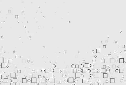Light Silver, Gray vector texture with disks, rectangles. Stock Illustration