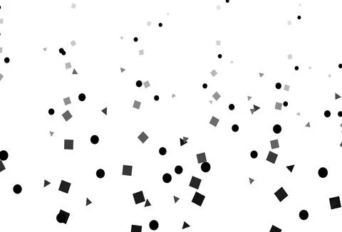 Light Silver, Gray vector texture in poly style with circles, cubes. Illustrazione stock
