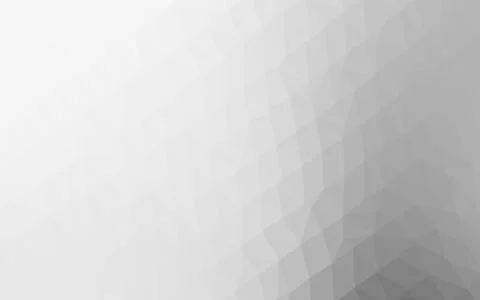 Light Silver, Gray vector triangle mosaic texture. Illustrazione stock