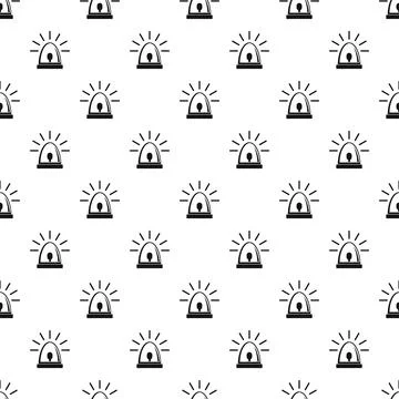 Light sirena pattern seamless Stockillustratie