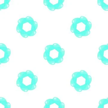 Light sky blue abstract shape pattern seamless vector Stock Illustration