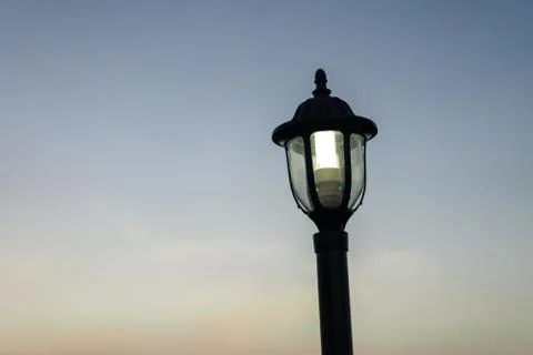Light sky cloudless evening. Stock Photos