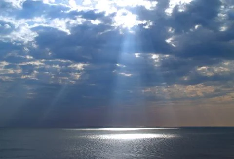 Light from the sky Stock Photos