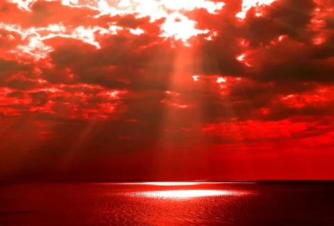 Light from the sky 스톡 사진