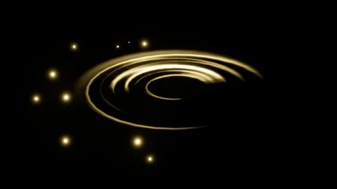 Light slash effect on black background Stock Footage 318428305