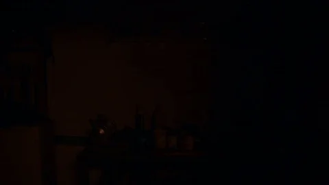 Light slowly turns on above the workbench Stock-Footage 80176510