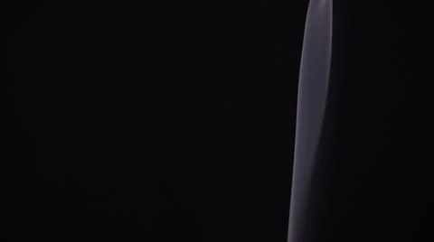 Light smoke on a black background Video stock 35509957