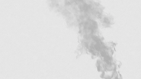 Light Smoke Plume Element 02 (HD) Video stock 201159759