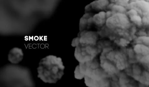 Light smoke. Vector background EPS 10. Mist and smog. Backdrop scent fog and Stock Illustration