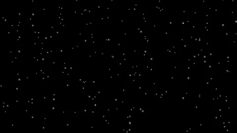 Light snowfall on black background in 4K. Stock Footage 127377588
