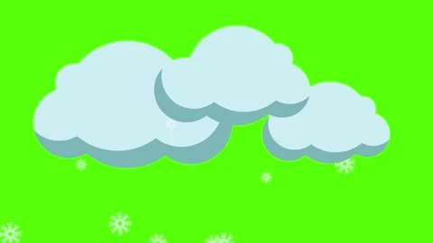 Light snowfall weather green screen Stock Footage 234953118