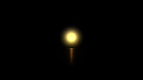 Light source glowing in dark background Stock Footage 338005362