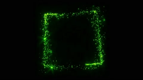 Light sparkling particles sqare shape. Stock Footage 165652025