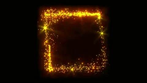 Light sparkling particles sqare shape. Stock Footage 165652029