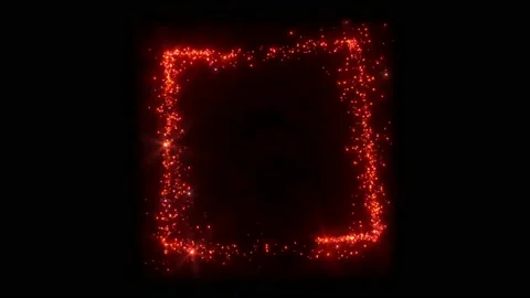 Light sparkling particles sqare shape. Stock Footage 165652035