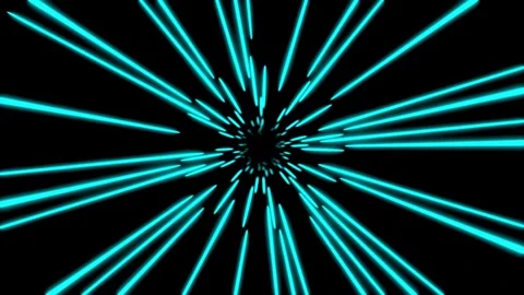 Light speed loop seamless Video stock 296674705