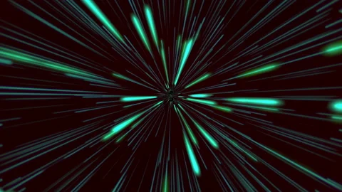 Light Speed Travel Loop 4K Stock Footage 204813561
