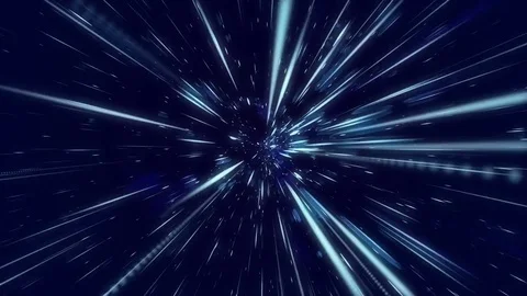 Light speed tunnel background loop Stock Footage 73676564