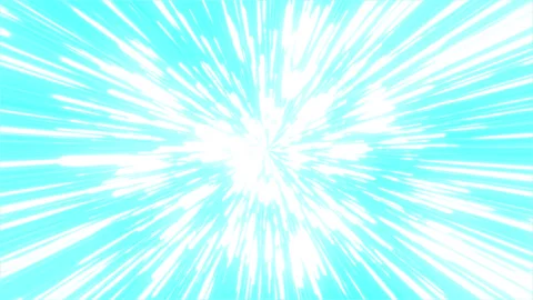 Light speed warp with blue background. Anime speed warp background Vídeos de archivo 313433219