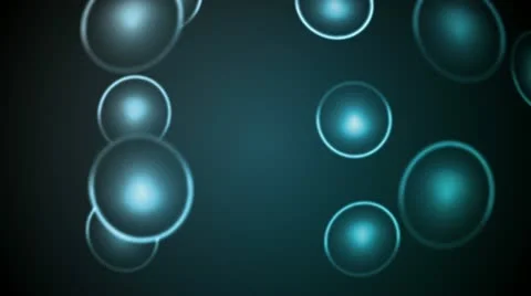 Light Spheres Blue Stock Footage 20537980