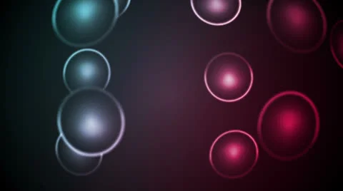 Light Spheres Blue Red Stock Footage 25984914