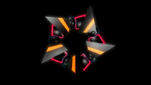 Light spin animation Stock-Footage 98272794