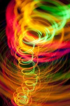 Light spiral Stock Photos