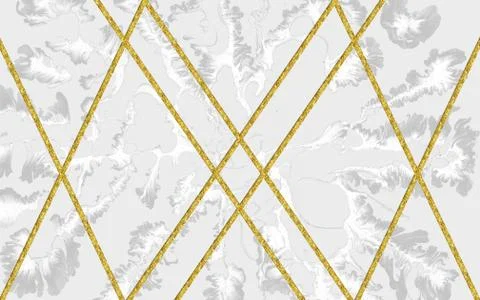 Light spotted background, golden diagonal intersecting stripes Stock Illustration