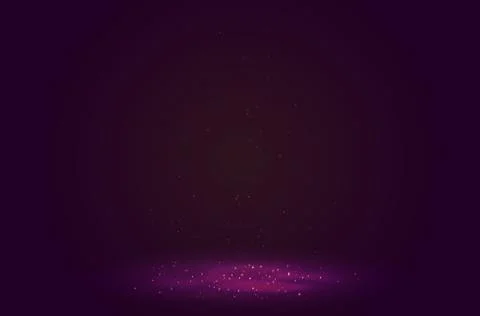 Light on stage with smoke Stock Illustration