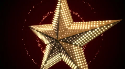 Light-Up Star 3D - Purple Background - 125bpm - Seamless Stock Footage 68609985