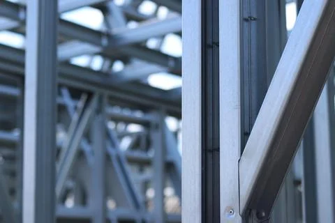 Light steel thin-walled structures Foto stock