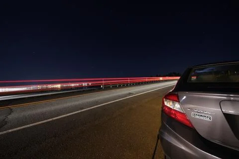 Light streak 01 Stock Photos