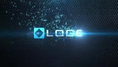Light Streak Blue Particle Sparks Logo and Text Reveal Animation Dark Opener Stock After Effects