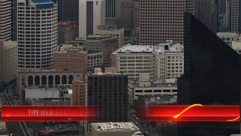 Light Streak Impact Lower third After Effects stock