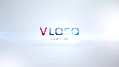 Light Streak Logo Reveal After Effects stock