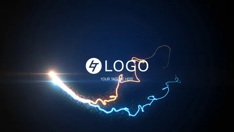 Light Streak Logo Reveals Intros Particles Stingers Animation Stock After Effects