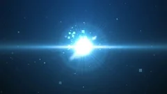 Light Streak Square Particles Logo Reveal Intros Stingers Animation Stock After Effects
