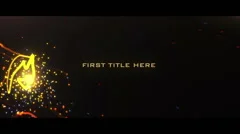 Light Streak Titles Stock After Effects