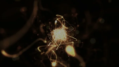 Light streaks abstract background animation of flowing yellow. Stock Footage 109184377
